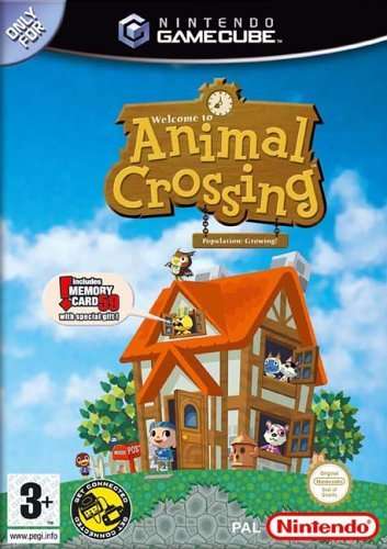 Animal Crossing + 59 Block memory card - GameCube (Retro)