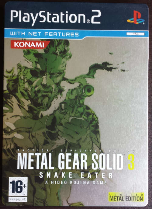 Metal Gear Solid 3 Snake Eater (Limited Edition) - PS2 (Steelbook)