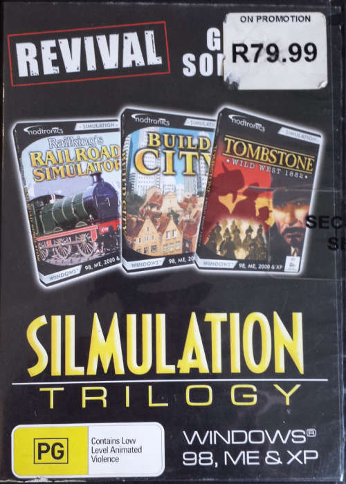 Simulation Trilogy (RailKing's Railroad Simulator, Build City, Tombstone: Wild Wild West 1882) - PC