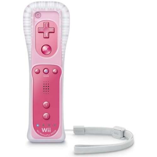 Official Pink Wii Remote Plus (Incl Sleeve + Strap)