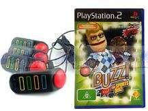 Buzz The Sports Quiz + Buzzers (Set of 4)