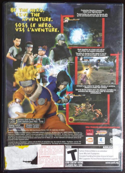 Naruto Uzumaki Chronicles - PS2 (NTSC)