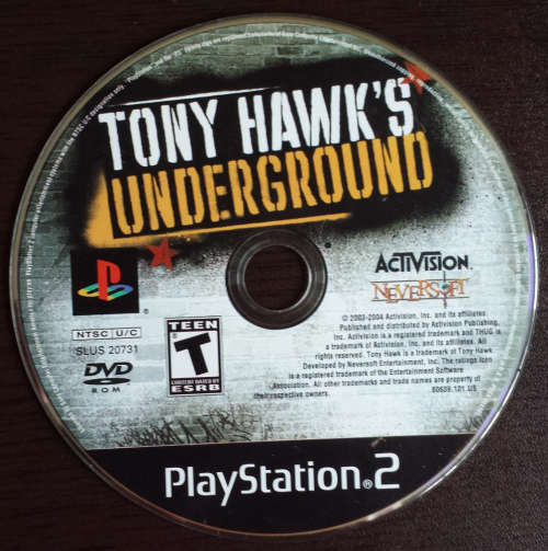 Tony Hawk's Underground - PS2 (NTSC)