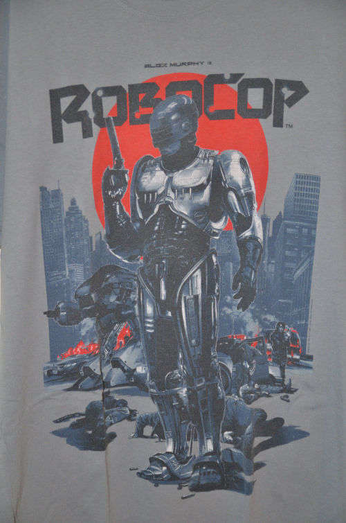 Exclusive Robocop T-Shirt by Grey Matter Art (Men, XL)