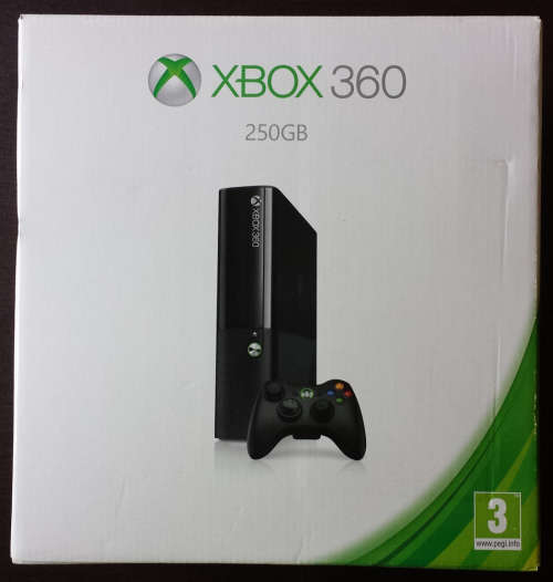 Boxed Xbox 360 Console 250GB E Shape + Original Controller