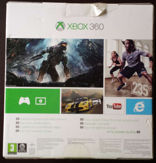 Boxed Xbox 360 Console 250GB E Shape + Original Controller