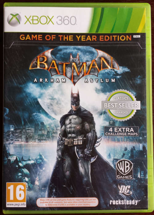 Batman Arkham Asylum GOTY - Xbox 360 (Classics)