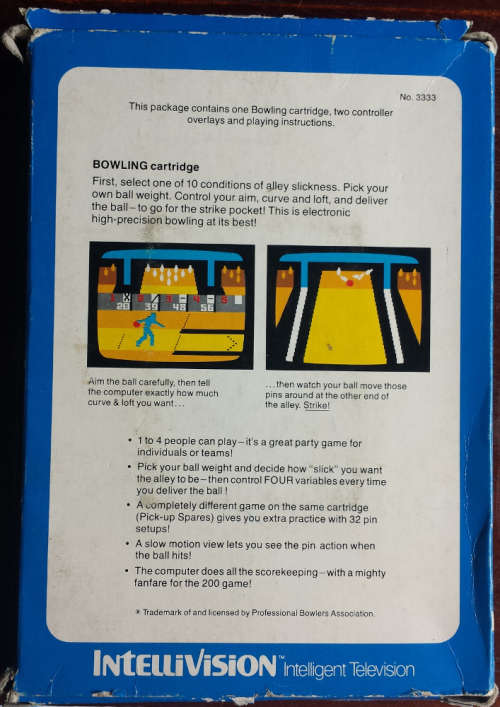 Bowling - Intellivision (Boxed) (Retro)