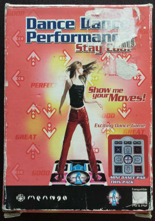 Boxed "Dance Dance Performance" Mini Dance Pad Twin Pack for PS1/PS2 (Retro)