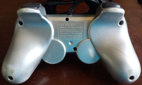 Official Silver PS2 Dual Shock 2 Controller
