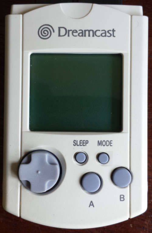 Original Dreamcast VMU (Visual Memory Unit) (White) (Retro)