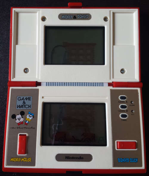 Nintendo Game and Watch Double Screen - Mickey and Donald (Retro)