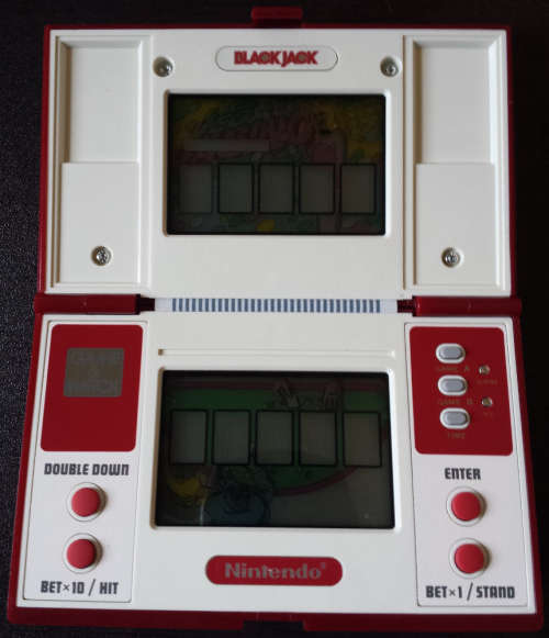 Nintendo Game and Watch Double Screen - Black Jack (Retro)