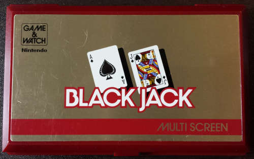 Nintendo Game and Watch Double Screen - Black Jack (Retro)
