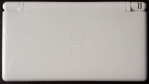 White DS Lite Console, Original Charger + Case