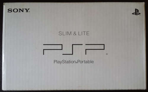 Boxed Vibrant Blue PSP 3004 Console, Charger, Case + memory card