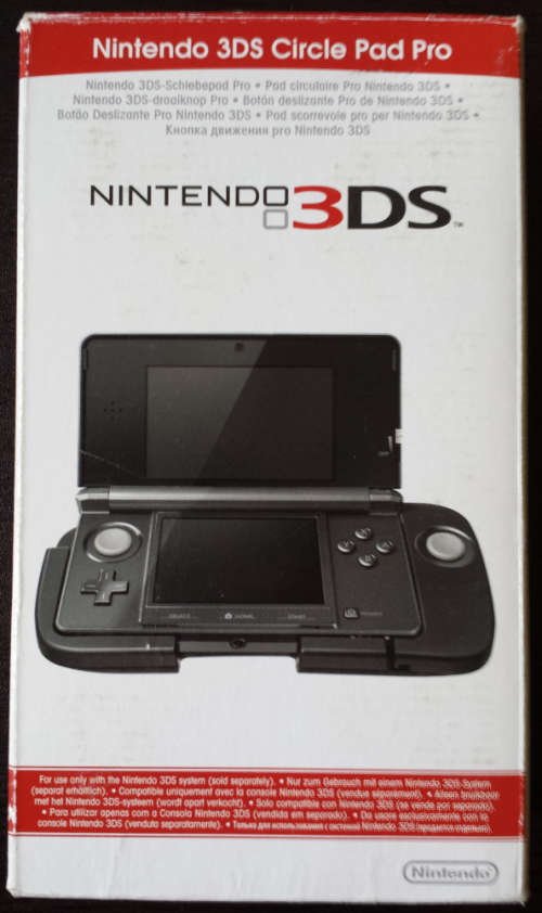 Boxed Nintendo 3DS Circle Pad Pro
