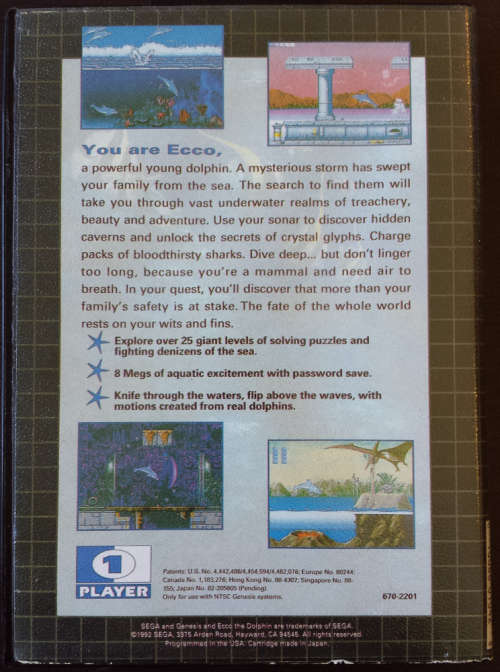 Ecco The Dolpin - Mega Drive (Bootleg)