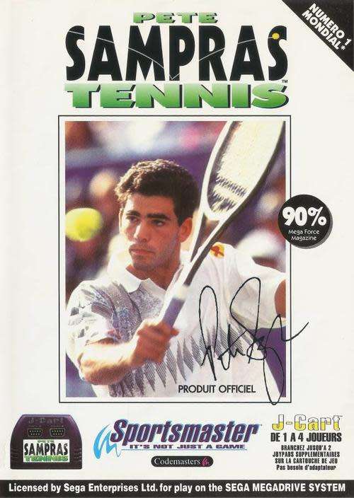Pete Sampras Tennis (J-Cart) - Mega Drive (Retro)