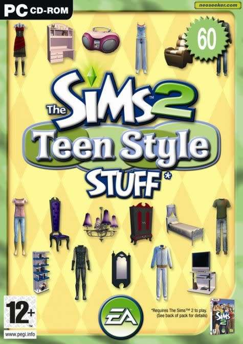Sims 2 Teen Style Stuff Expansion - PC