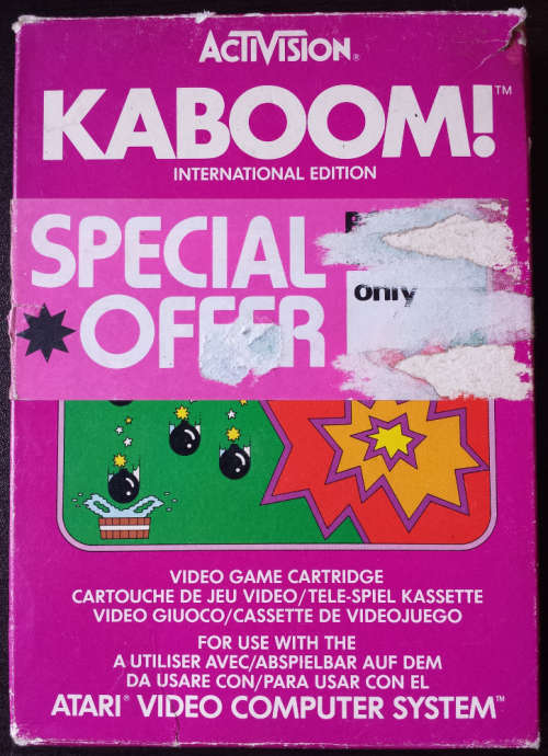 Kaboom (International Edition) - Atari 2600 (Boxed) (Retro)