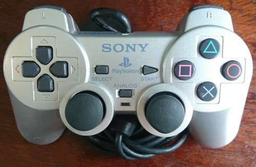 Original Sliver PS2 Dual Shock Controller