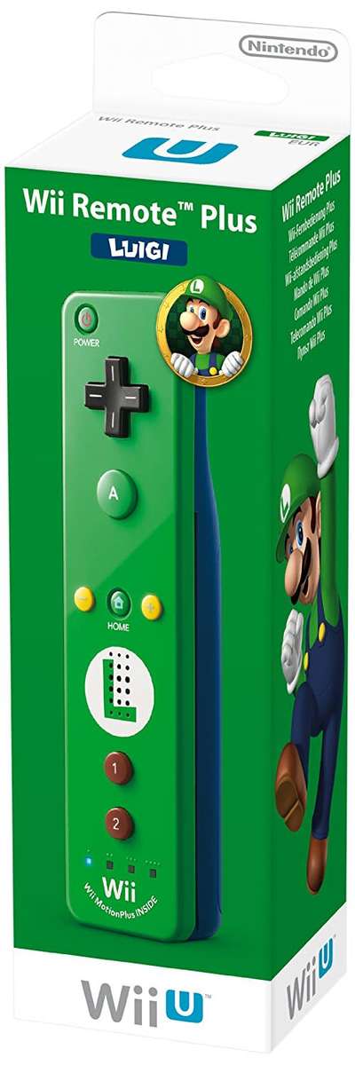 Boxed Official Wii/Wii U Remote Plus Luigi