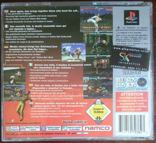 Tekken 3 - PS1 (Retro) (Platinum)