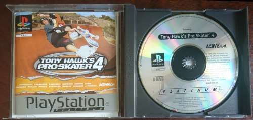 Tony Hawk's Pro Skater 4  - PS1 (Platinum)