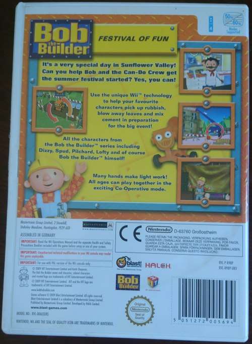 Bob the Builder Festival of fun - Wii.