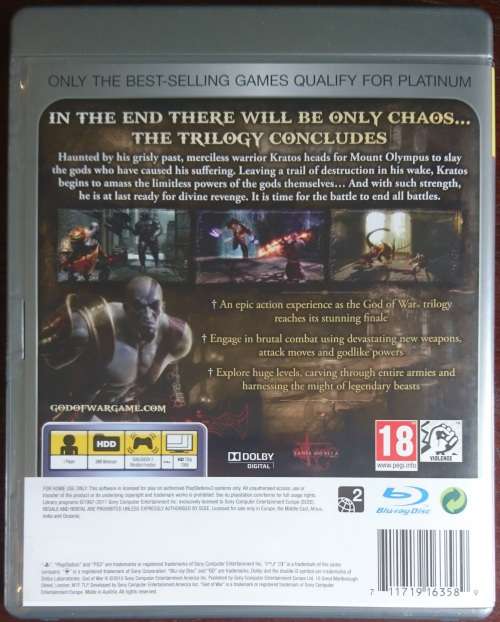 God of War III - PS3 (Platinum)
