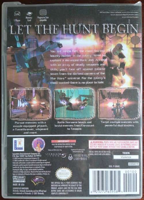 Star Wars Bounty Hunter  - GameCube (NTSC) (Retro)