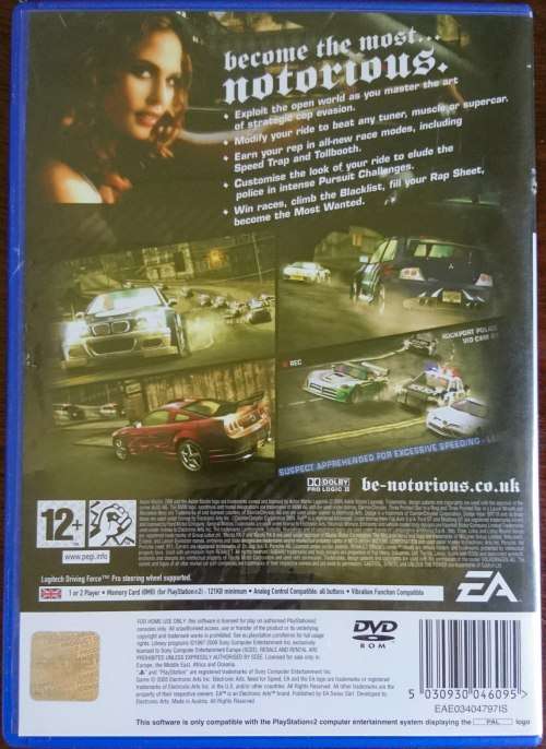 Need For Speed: Most Wanted - PS2