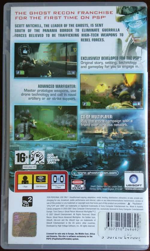 Tom Clancy's Ghost Recon Advanced Warfighter 2 - PSP