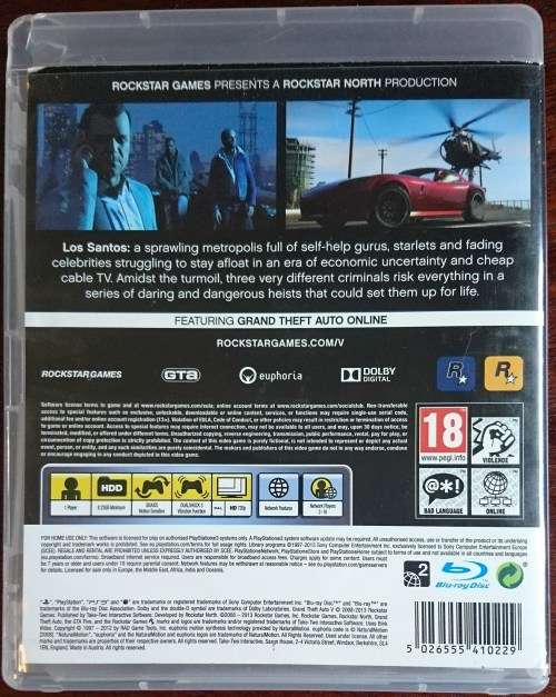 Grand Theft Auto V - PS3