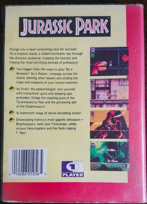 Jurassic Park  - Mega Drive (Bootleg) (Retro)