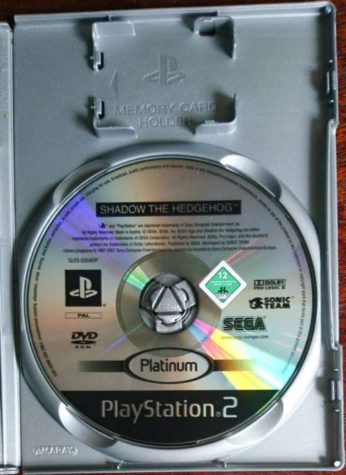 Shadow the Hedgehog - PS2 (Platinum)