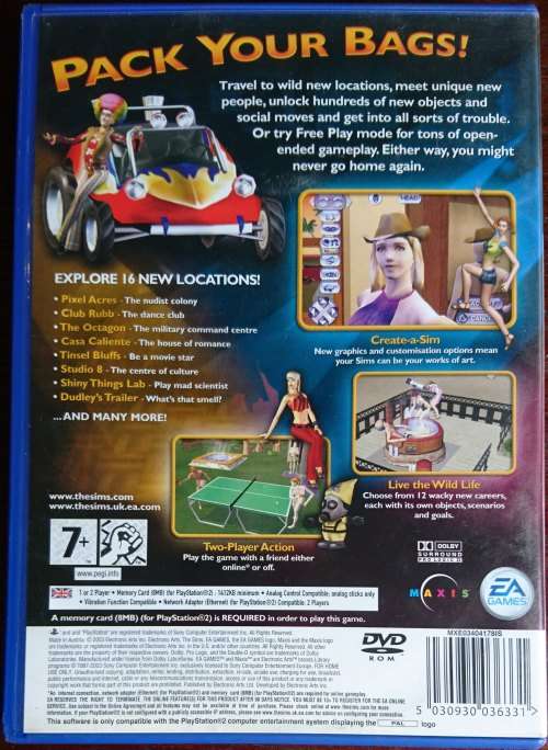 Sims Bustin' Out - PS2 (Platinum)