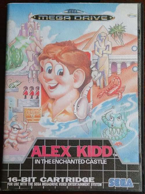 Alex Kidd in the enchanted castle - Mega Drive (Retro)