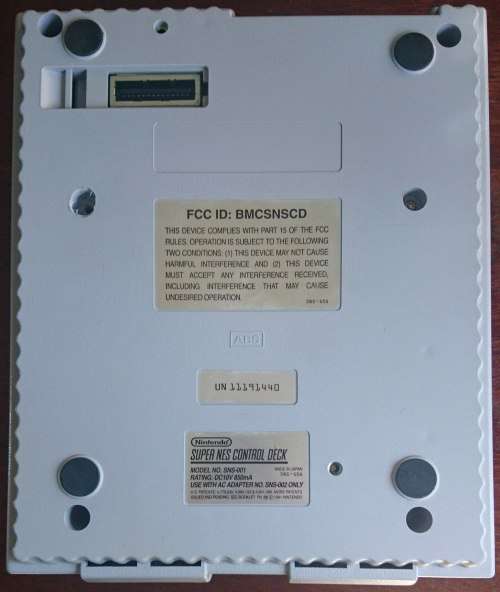 SNES Console + Original Controller (NTSC)(Retro)