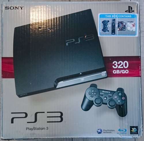 Boxed PS3 Slimline Console 320GB + Original Controller