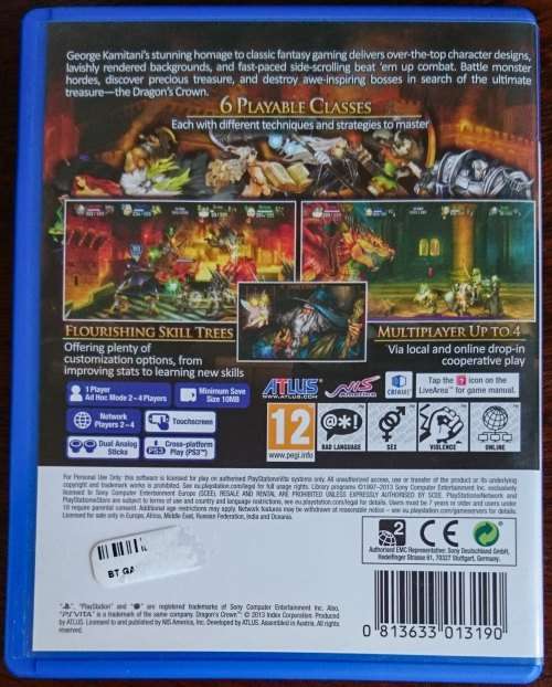 Dragon's Crown - PS Vita