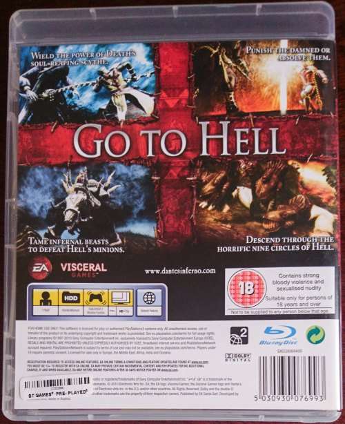 Dante's Inferno - PS3