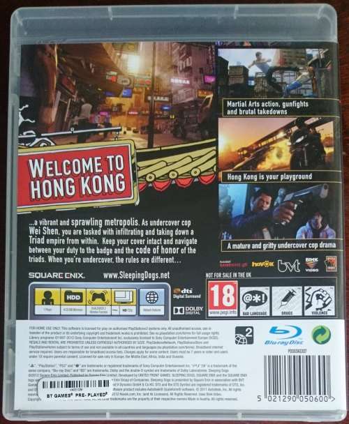 Sleeping Dogs - PS3