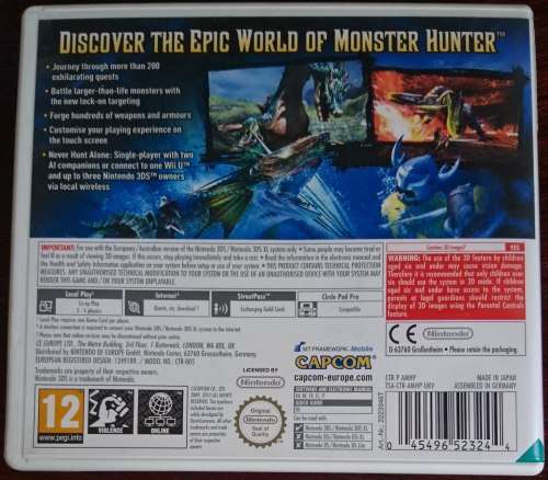 Monster Hunter 3 Ultimate - 3DS