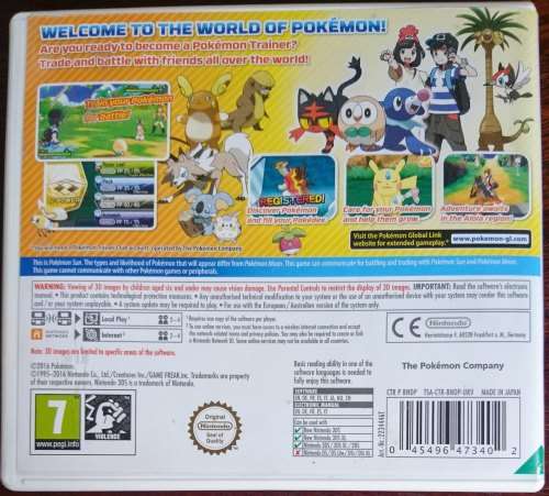 Pokemon Sun - 3DS