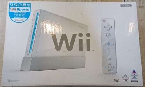 Boxed White Wii Console, Remote + Nunchuck