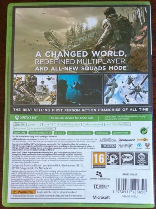 Call of Duty Ghosts - Xbox 360