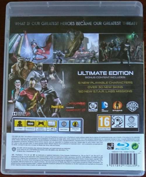 Injustice: Gods Among us Ultimate Edition - PS3