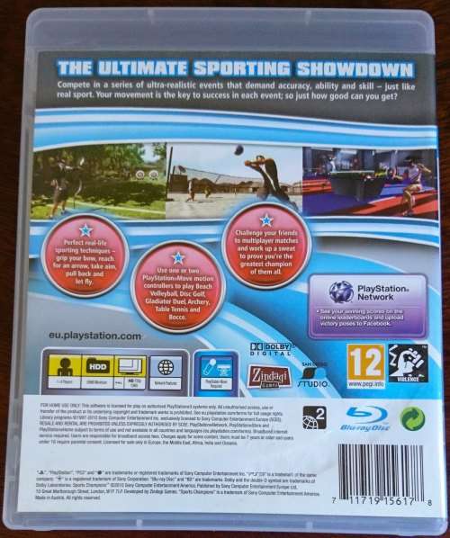 Sports Champions - PS3 (Playstation Move required)